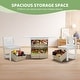 preview thumbnail 3 of 12, 31.8"X18.9" Wooden Kids Table & Chair Set With 6 Storage Bags