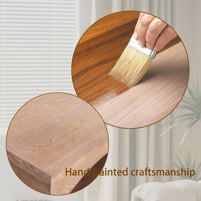 Narrow Sofa Table, Rustic Archway Console Table Accent Table, Long Entryway Table with Decorative Arched Legs