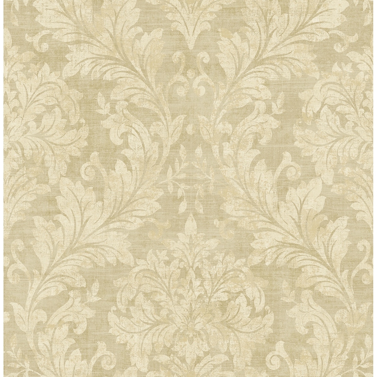 Seabrook Designs Callaway Damask Unpasted Wallpaper