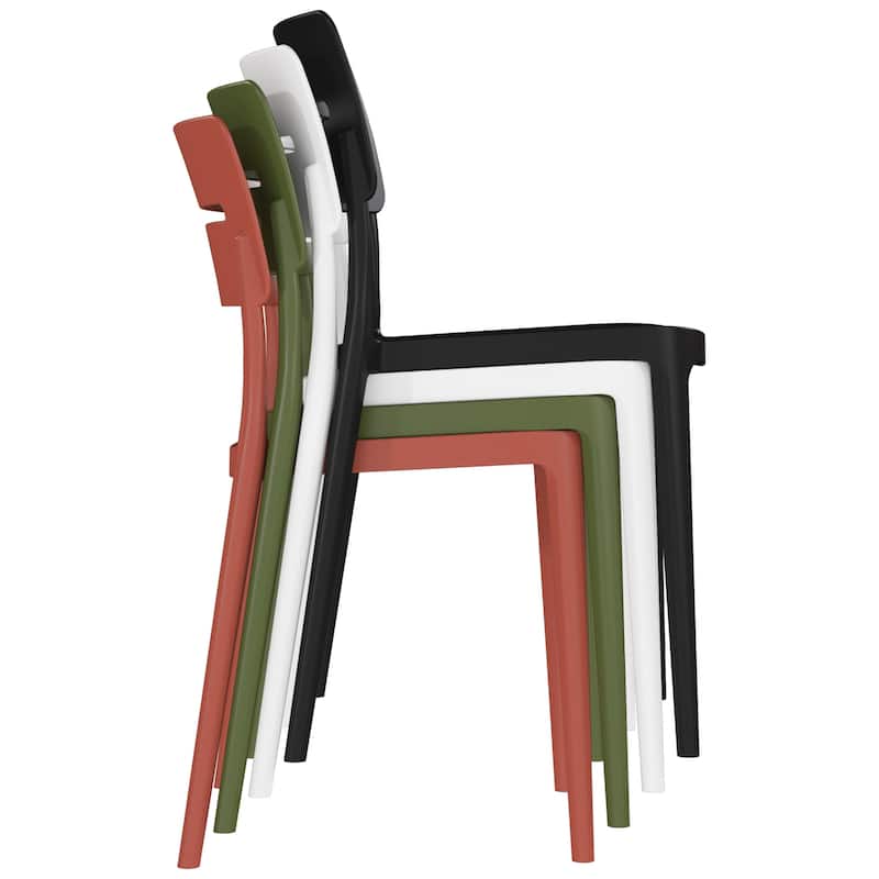 Frond and Form 4-Person Outdoor Round Dining Set