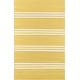 preview thumbnail 11 of 23, Momeni Veranda Hand Hooked Contemporary Striped Indoor Outdoor Rug 5' x 8' - Lemon