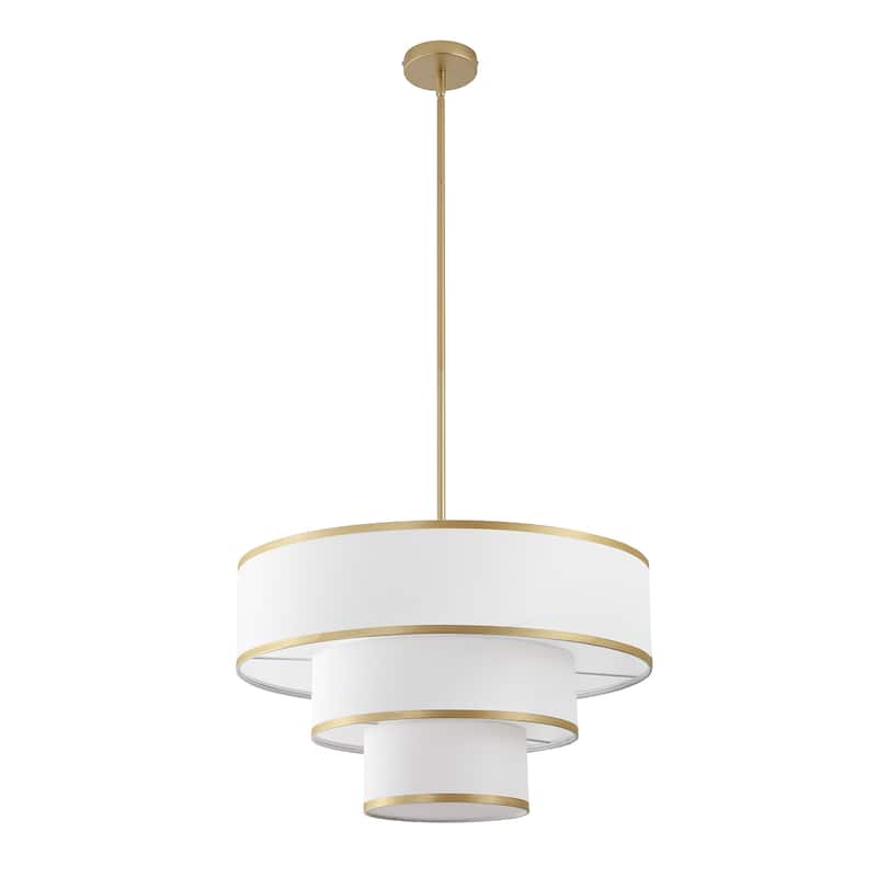 GetLedel 24 in. 5-Light Tiered Drum Chandelier