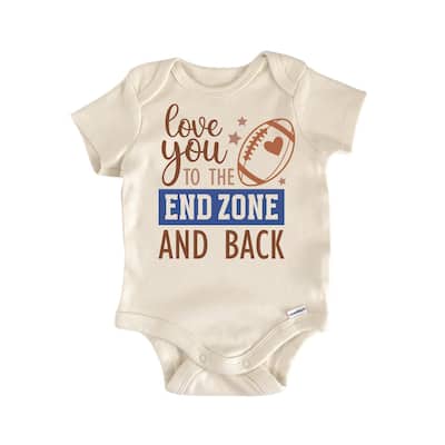 Football Endzone - Baby Boy Girl Clothes Infant Bodysuit Funny Cute Newborn