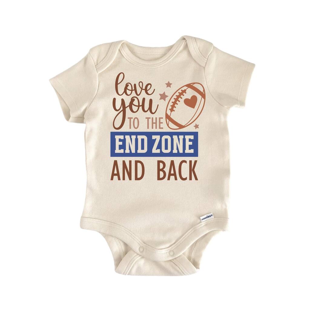 Football Endzone - Baby Boy Girl Clothes Infant Bodysuit Funny Cute Newborn
