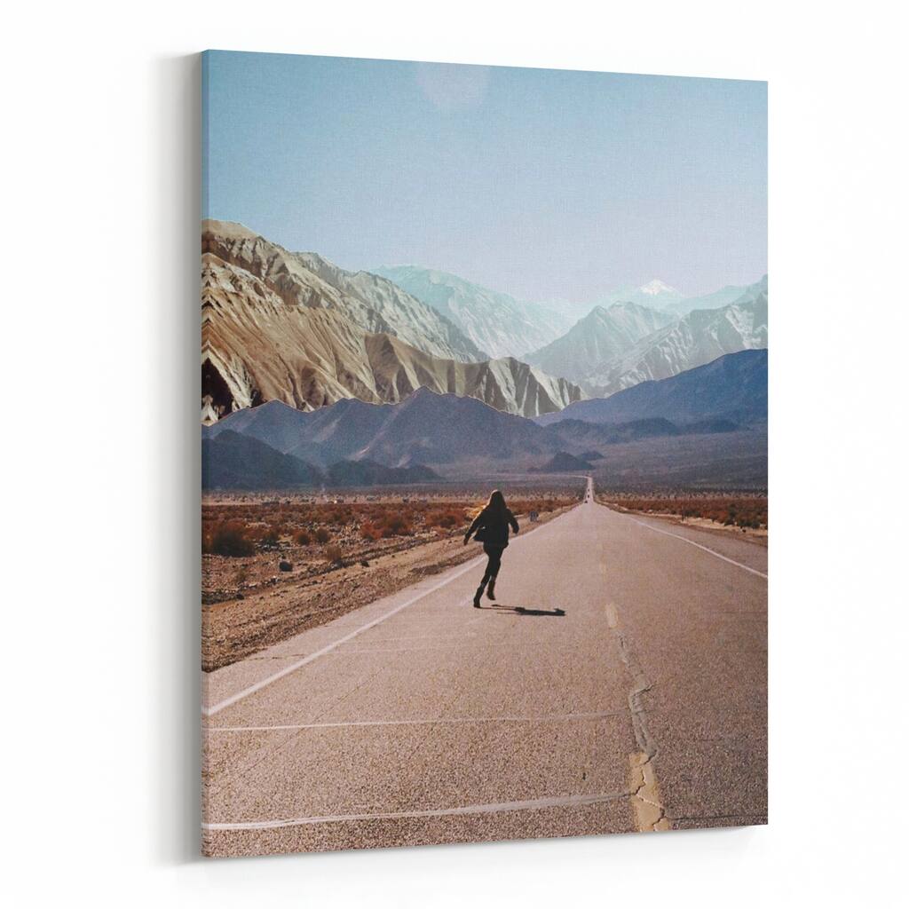 Nevada 35mm Desert Landscape Canvas Wall Art Print