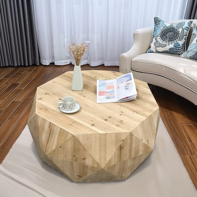 Three-dimensional Embossed Pattern Coffee Table