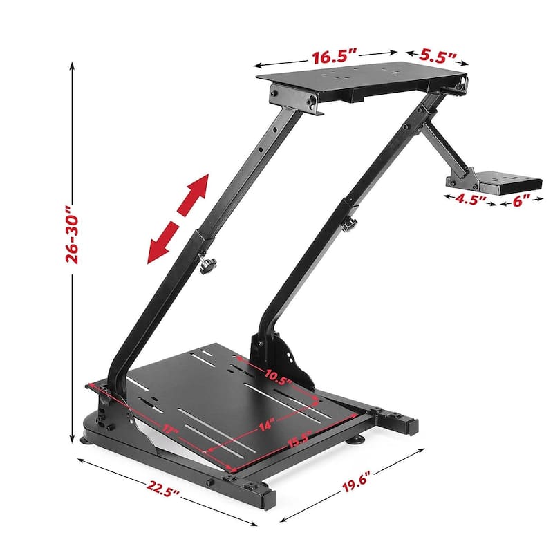 Steering Wheel Stand, Racing Wheel Stand Racing Simulator for Logitech G25, G27, G29 Wheel and Pedals Not Included