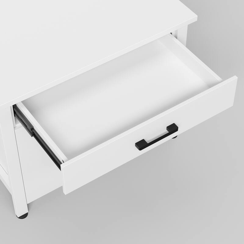 Laundry Cabinet with Drawer and Double Doors, Heavy Duty Washer Stand Storage Cabinet Utility Storage Cabinet