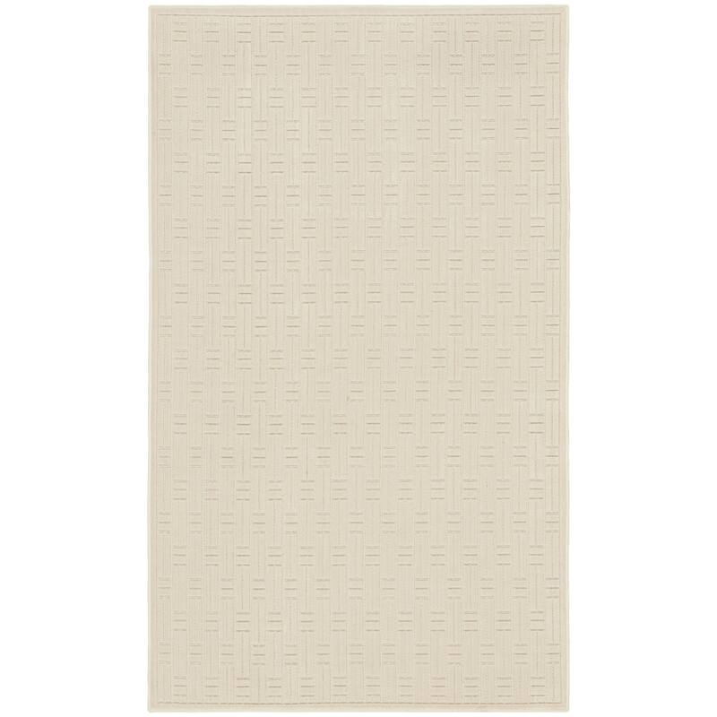 Nourison Washable Charm Indoor only Modern Geometric Area Rug