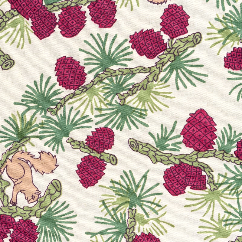 Couleur Nature Squirrel and Pinecone Tea Towels - Set of 3