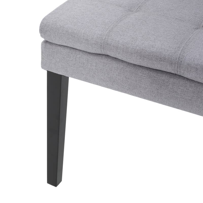 Dining Room Furniture - Fabric Upholstered Dining Chairs with Birch Leg, Modern Armless Dining Chairs Set of 2 for Kitchen