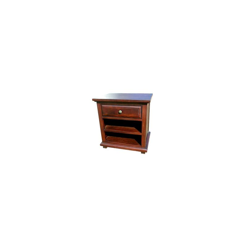Nightstand Wood Solid Mahogany Accent Table Bedroom Side Table