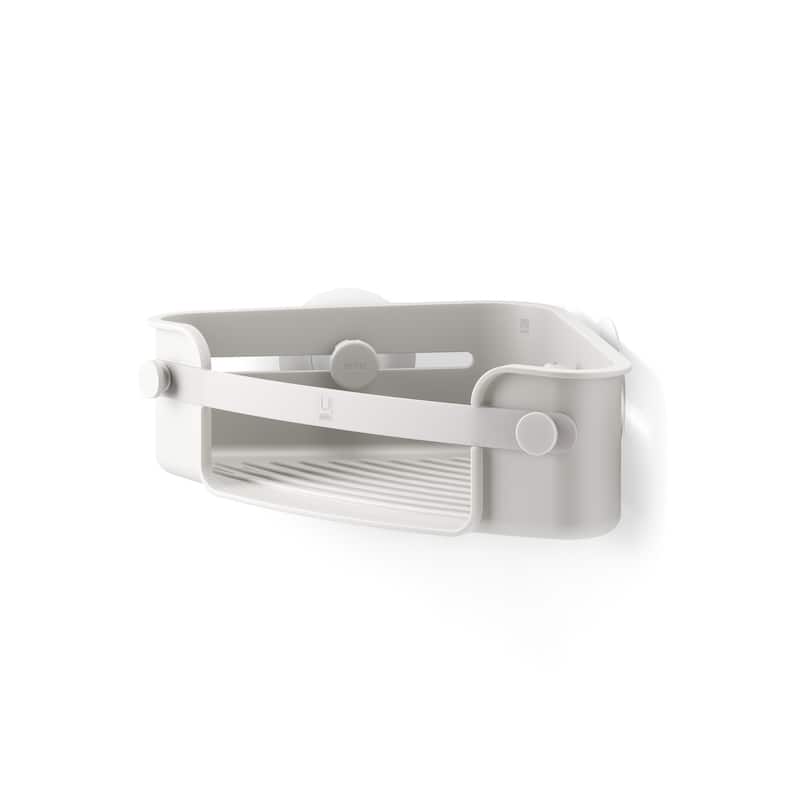 Flex Adhesive Corner Bin - Grey