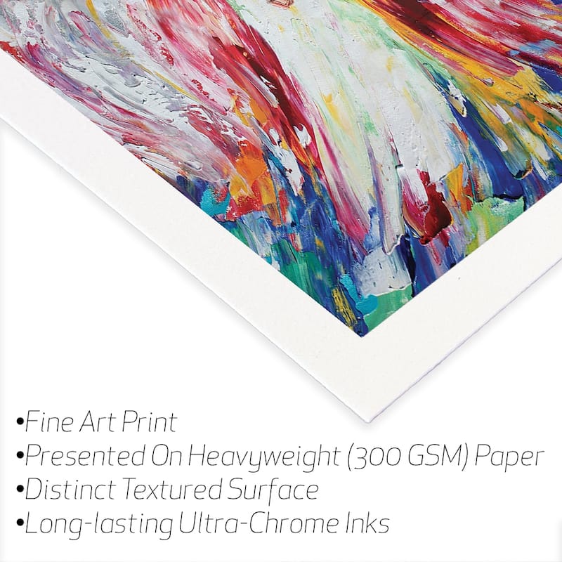 Joyous Angel Fine Art Paper Print by Karen Tarlton - Multi