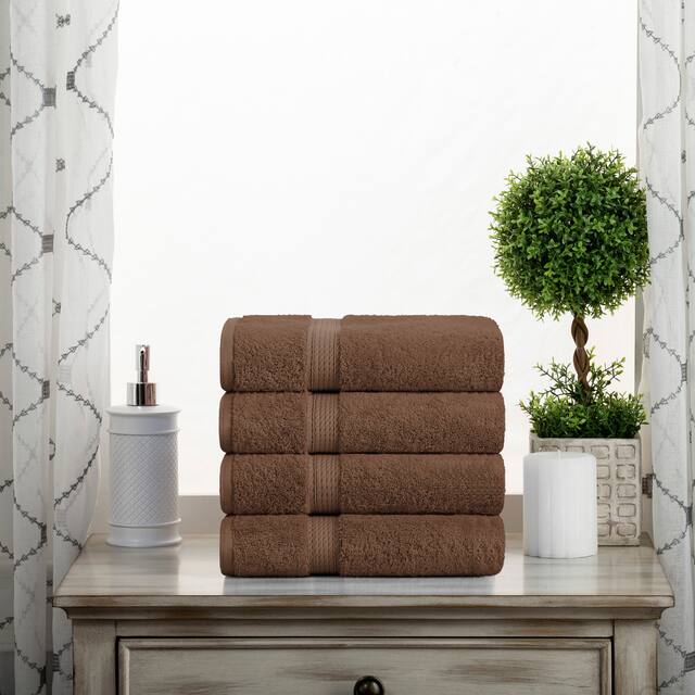 Marche Egyptian Cotton 4 Piece Hand Towel Set by Miranda Haus