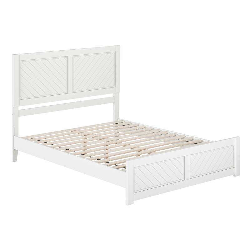 Berkshire Queen Low Profile Platform Bed with Matching Footboard