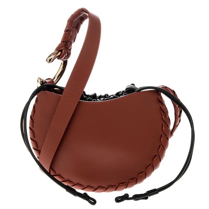 Chloe Small Mate Hobo Bag - Brown