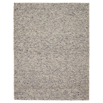ECARPETGALLERY Braid weave Sienna Grey Wool Rug - 5'3 x 7'3