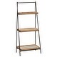 preview thumbnail 1 of 5, Brown Wood 3 Shelves Shelving Unit - 21 x 12 x 47