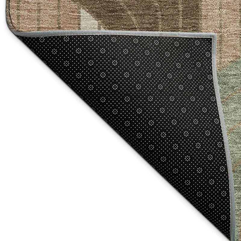 Machine Washable Indoor/ Outdoor Modern Pathway Chantille Rug