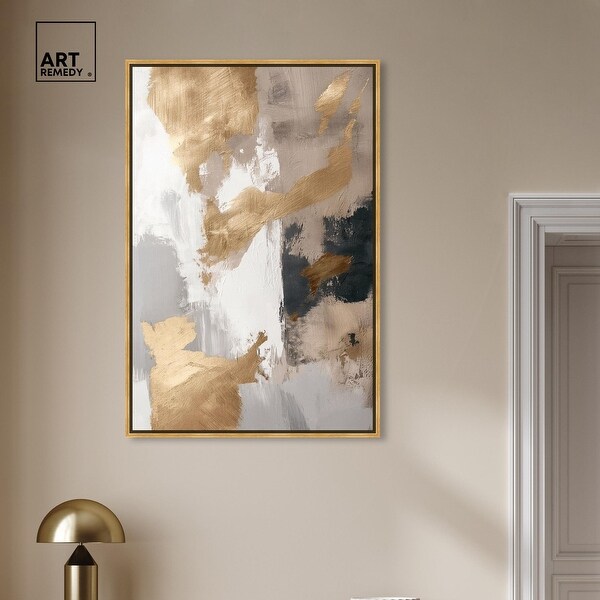 Boosted Canvas Midcentury Abstract by Art Remedy - On Sale - Bed