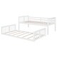 preview thumbnail 5 of 18, Twin Over Twin Bunk Bed with Ladder and Guardrails