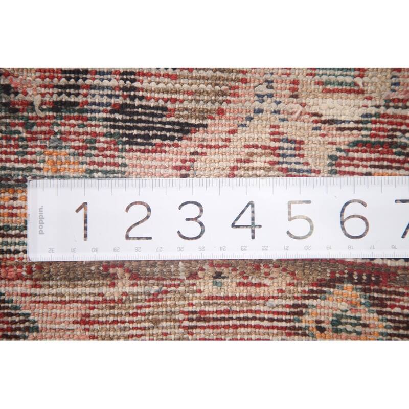 Hand Knotted Oriental 100% Wool Carpet Traditional Medallion Red Hamedan Runner Rug - 9' 3'' X 3' 10''