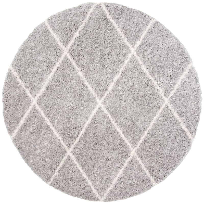 SAFAVIEH Parma Shag Sinda Trellis 1.2-inch Thick Rug