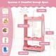 preview thumbnail 5 of 9, Costway Kids Dress up Storage Hanging Armoire Dresser Pretend Costume - See Details