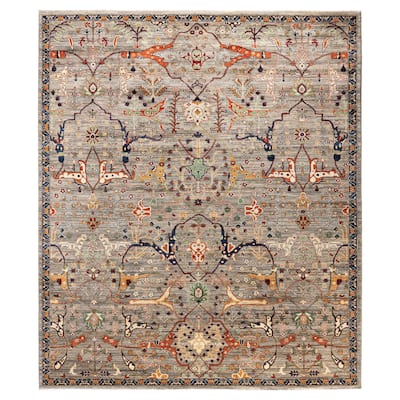 Serapi One-of-a-Kind Hand-Knotted Area Rug - Brown - 8' 2" x 9' 9"