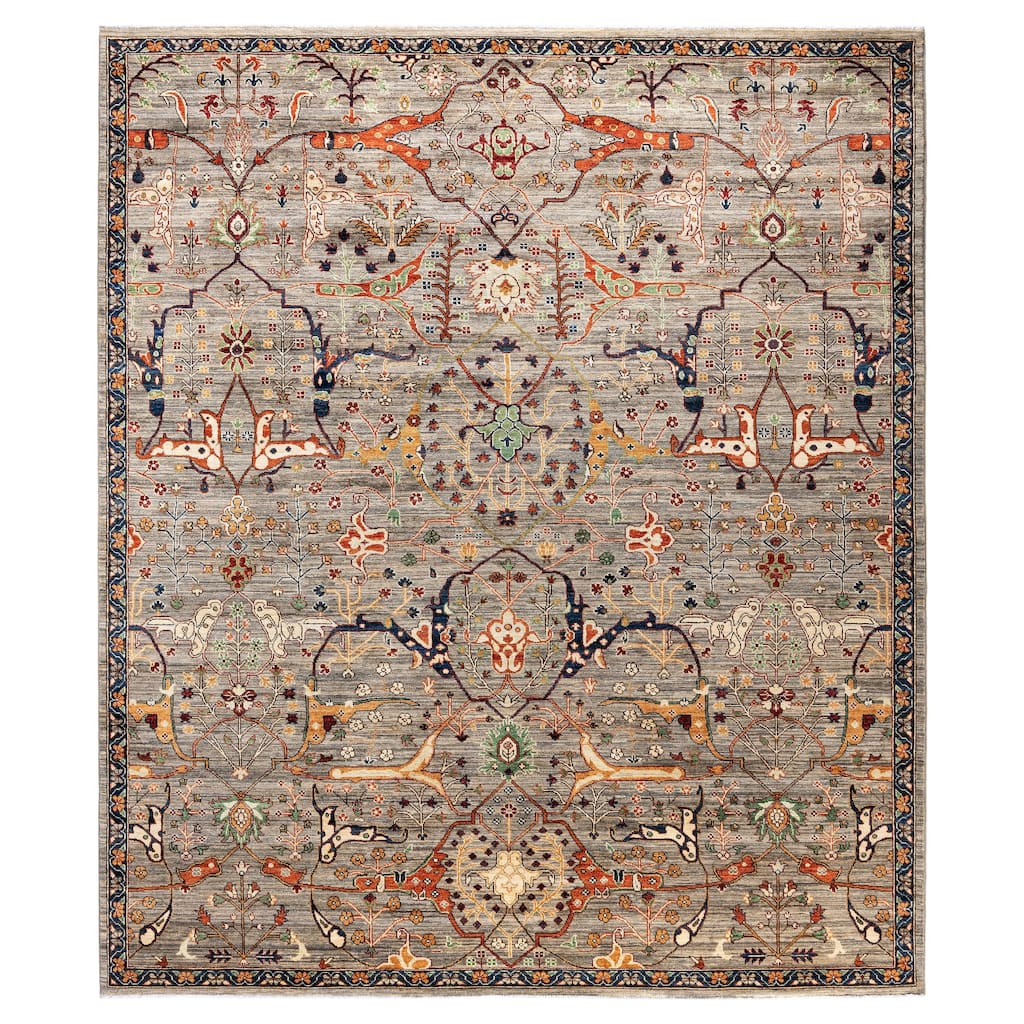Serapi One-of-a-Kind Hand-Knotted Area Rug - Brown - 8' 2" x 9' 9"