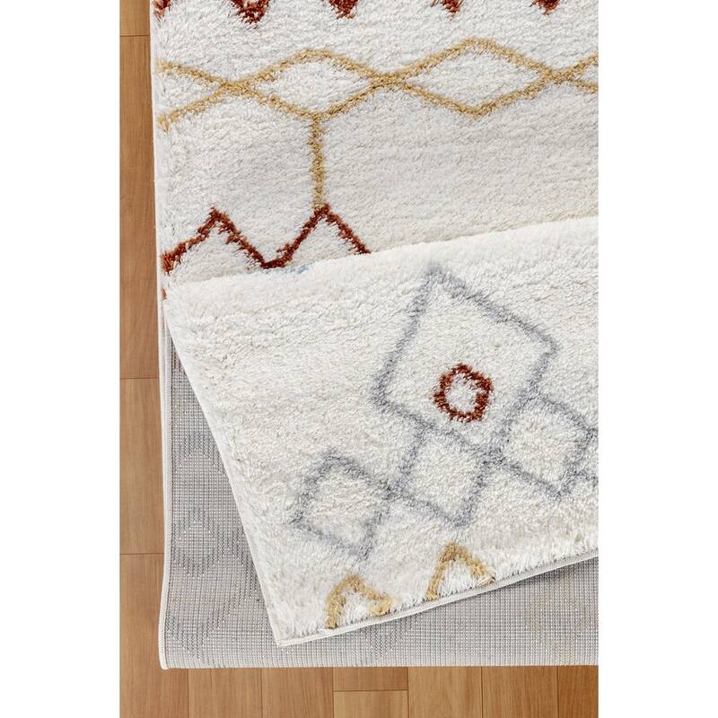 Loft Shag GC_CZY1005 Ivory Shaggy Area Rug