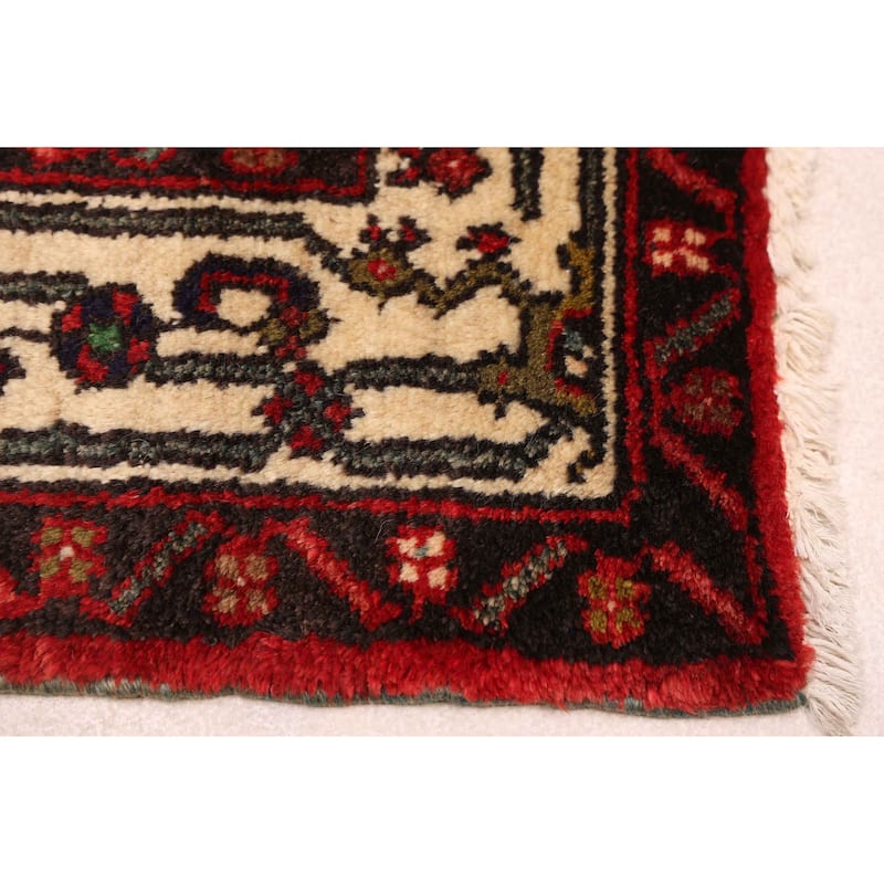 ECARPETGALLERY Hand-knotted Andelz Red Wool Rug - 3'3 x 5'1