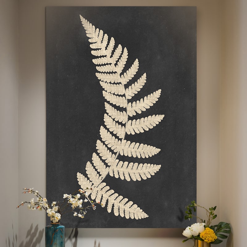 Linen Fern IV -Premium Gallery Wrapped Canvas
