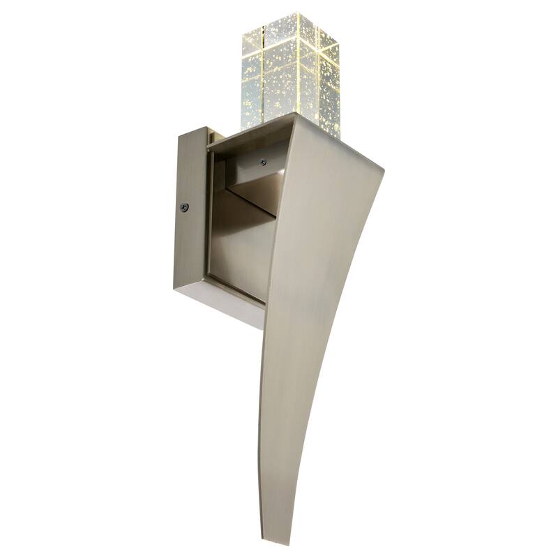 Catania LED Integrated Satin Nickel Wall Light - Satin Nickel