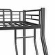 preview thumbnail 13 of 13, Black Bunk Bed Noise Reduced Bed, CPC Certified, Twin over Full