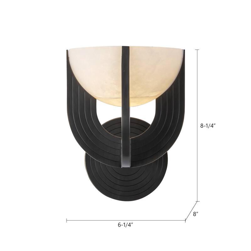 Alora Lighting WV362106-UNV Colette 9" Tall LED Bathroom Sconce