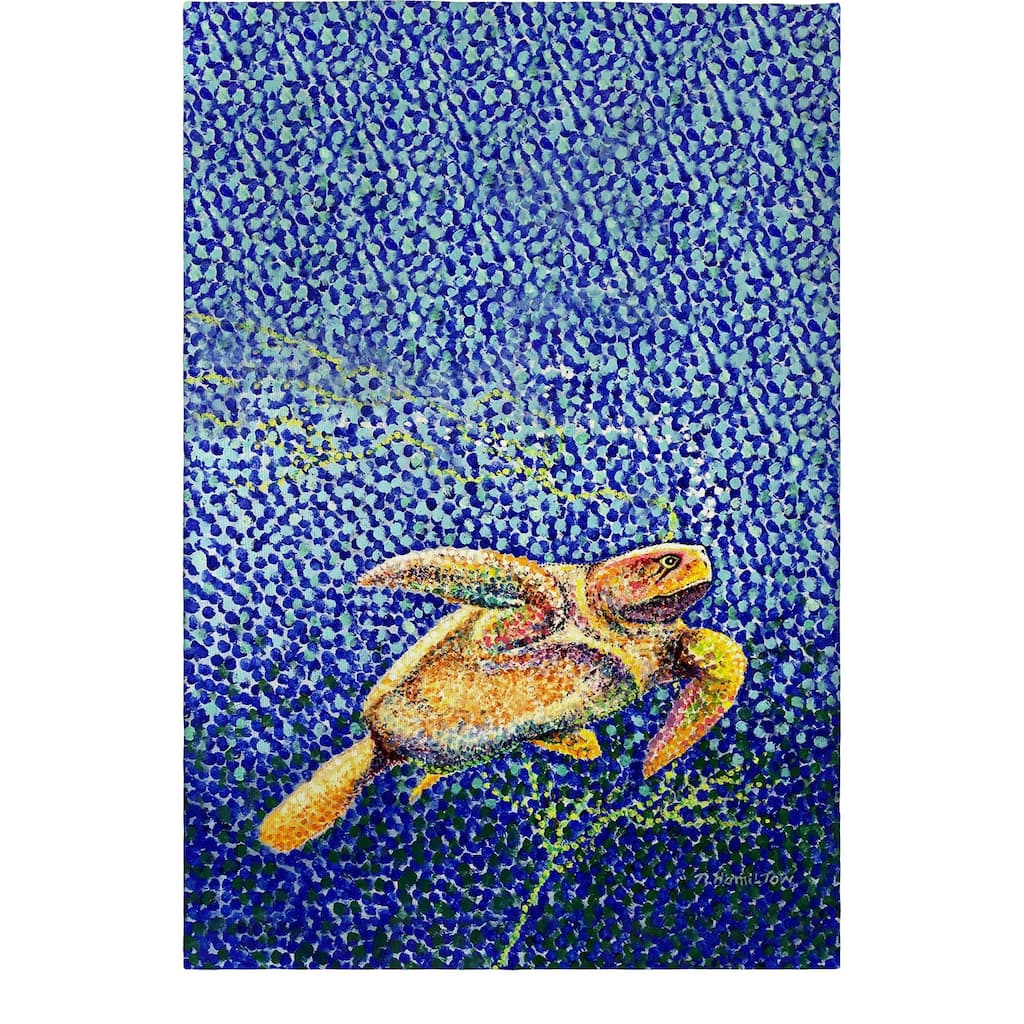 Pointilist Sea Turtle II Guest Towel - 20x20