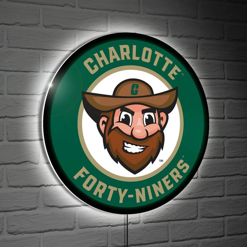 UNC Charlotte LED Lighted Sign - Multi-Color