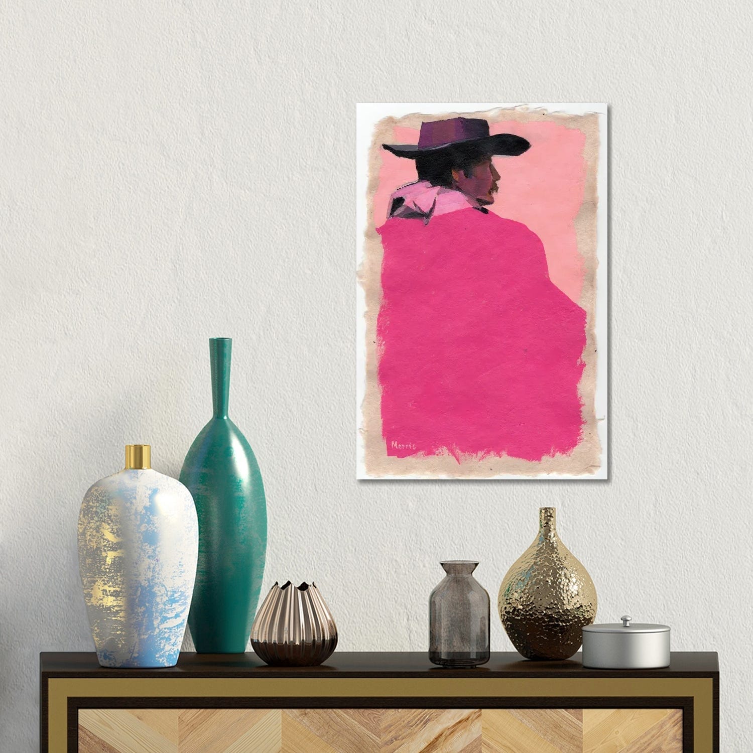 "Manly Man" by Kevin Brent Morris Canvas Print