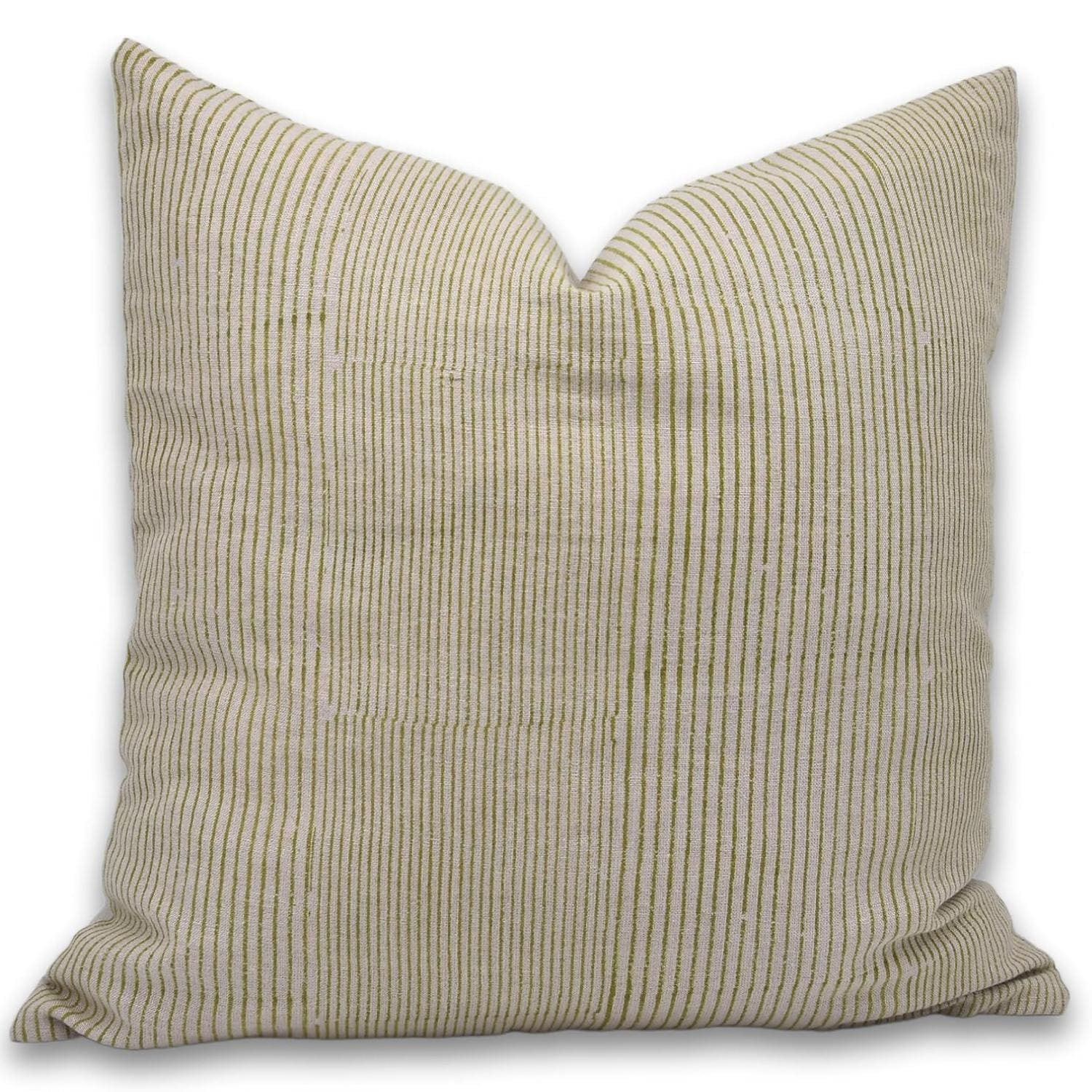 Fabdivine Vintage Handcrafted Block Printed Pillow Cover- Thick Linen Cushion Cover