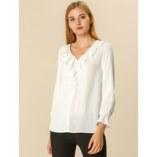 chiffon peasant blouse