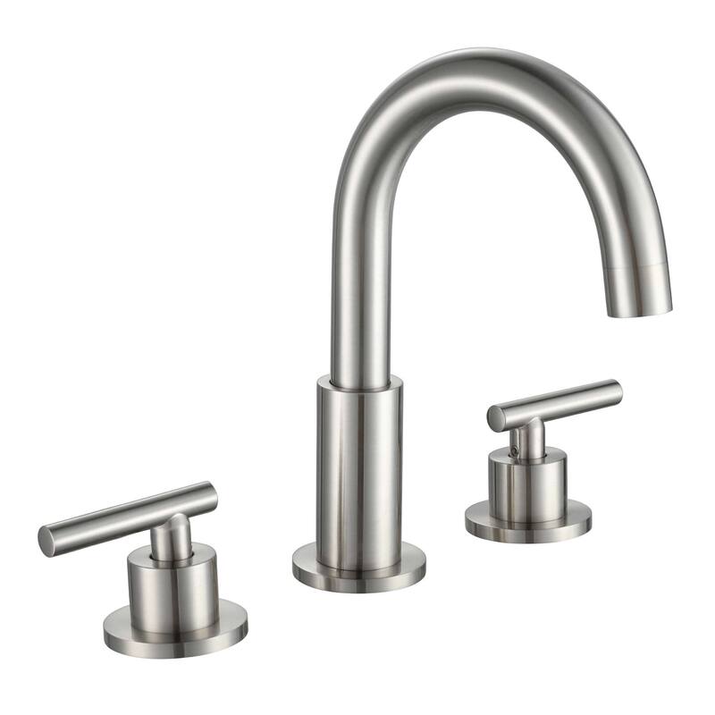 8 Inch Widespread Bathroom Sink Faucet 3 Holes Bathroom Faucet Double Handle Modern Basin Vanity Faucets Deck Mounted