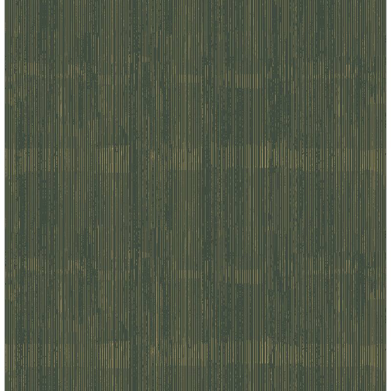 A-Street Prints Somerset Evergreen Abstract Stripe Wallpaper
