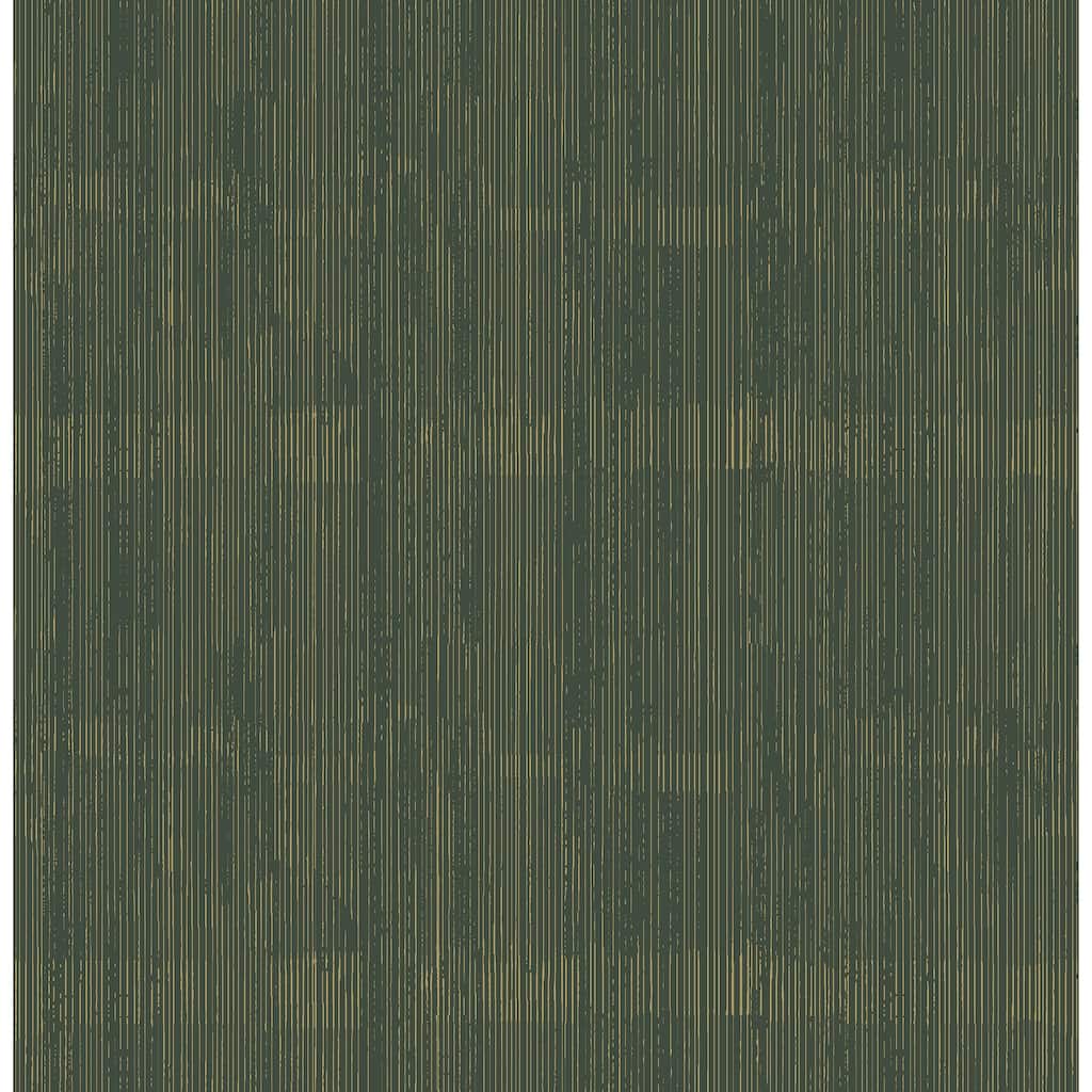A-Street Prints Somerset Evergreen Abstract Stripe Wallpaper