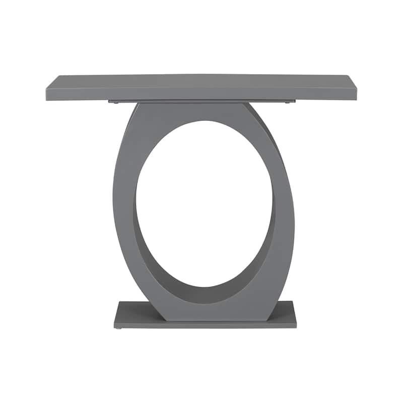 Modern Console Table with Egg-Shaped Base