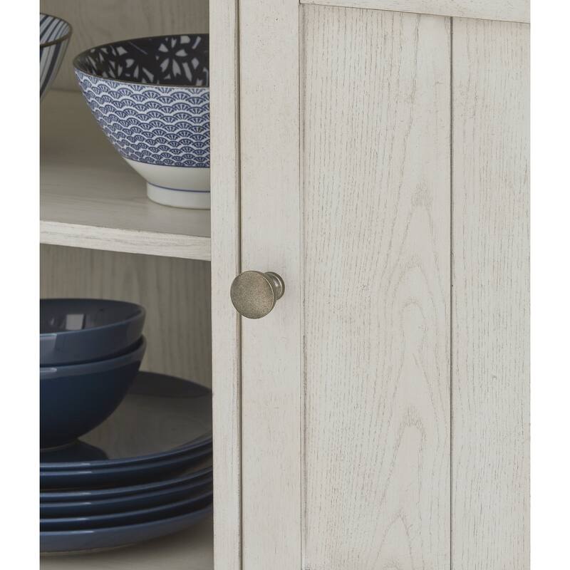 Signature Design by Ashley Robbinsdale Antique White Dining Server - 56"W x 18"D x 36.13"H