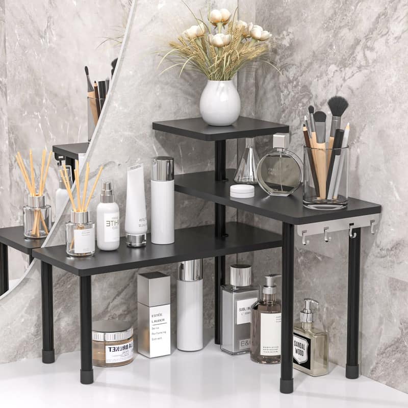 Bathroom Organizer Countertop Corner Shelf