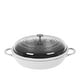 preview thumbnail 1 of 1, Curtis Stone 4-Quart Cast Aluminum Pan with Glass Lid White