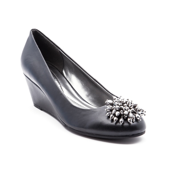 Andrew Geller Valere Women's Heels Black Smooth
